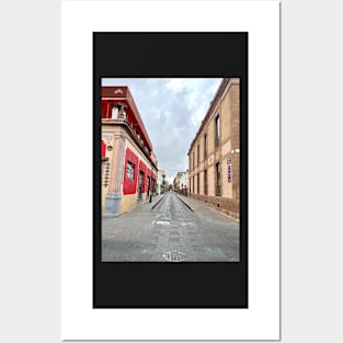 Street in Potasi, Mexico Posters and Art